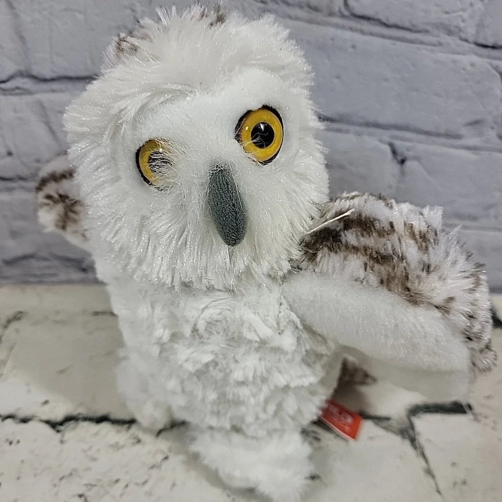 Wild‎ Republic Realistic Lifelike Stuffed Animal Plush Lot Of 3 Panda Shark Owl